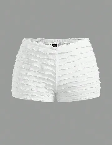 Pantaloni scurti SHEIN, alb