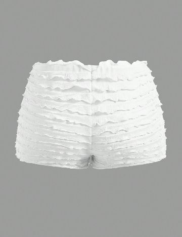 Pantaloni scurti SHEIN, alb