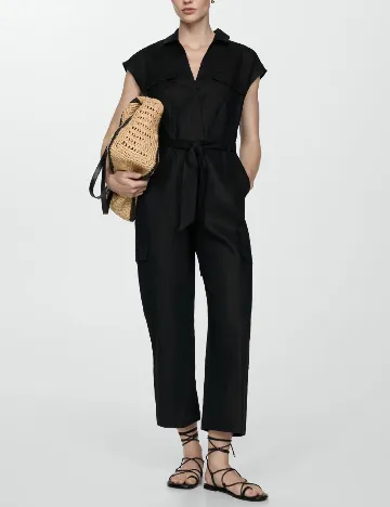 Salopeta Mango, negru