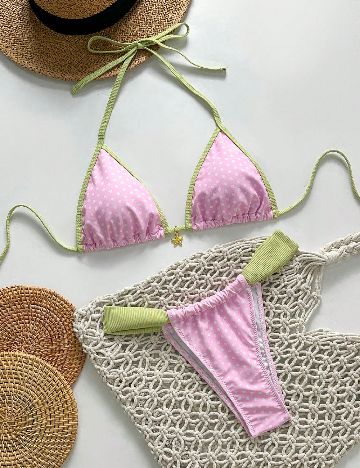 Costum de baie SHEIN, roz