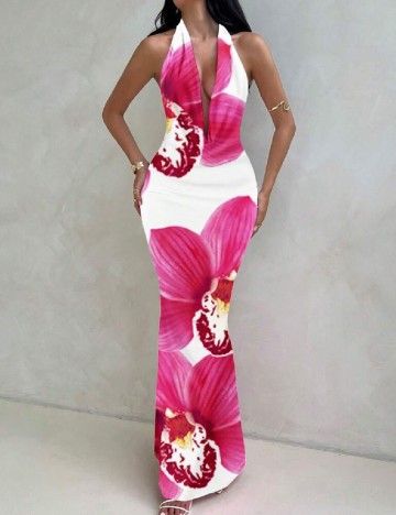 Rochie lunga SHEIN, mix culori