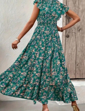 Rochie lunga SHEIN CURVE, verde