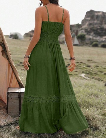 Rochie lunga SHEIN, verde