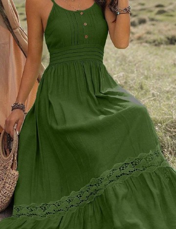 Rochie lunga SHEIN, verde