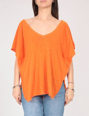 Tricou Zara, portocaliu