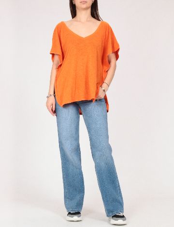 Tricou Zara, portocaliu