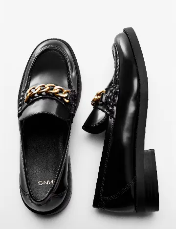 Mocasini Mango, negru