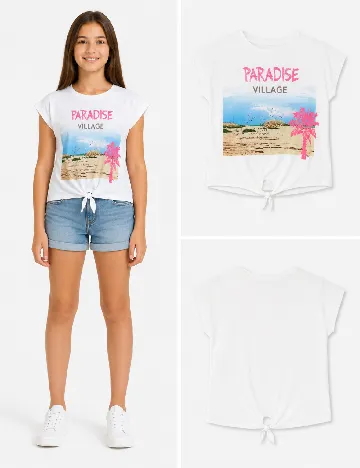 Tricou Zara, alb