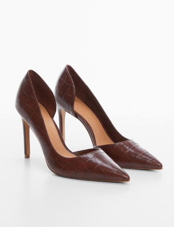 Pantofi Mango, maro