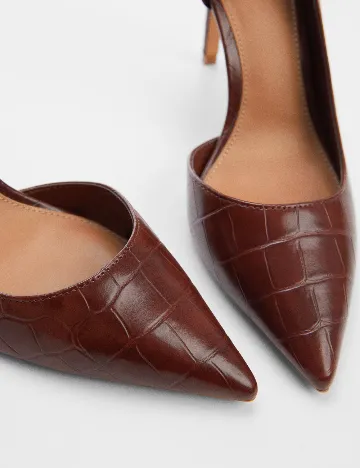 Pantofi Mango, maro