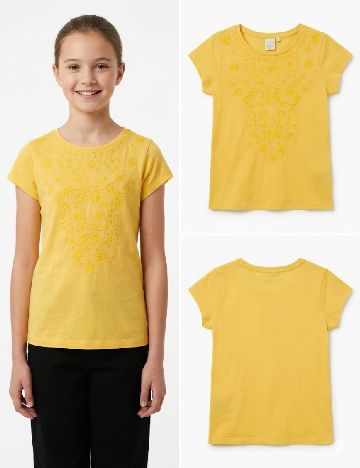 Tricou Zara, galben