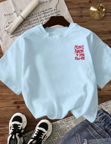 Tricou SHEIN, albastru