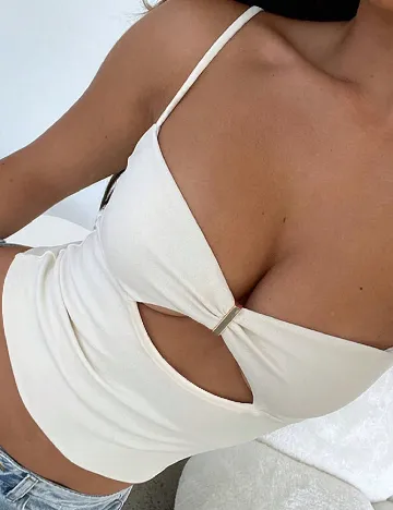 Top SHEIN, alb