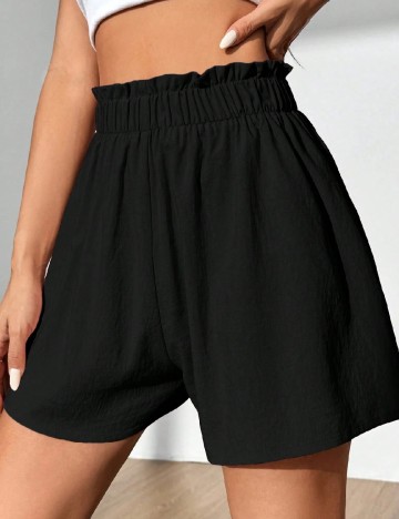 Pantaloni scurti SHEIN, negru