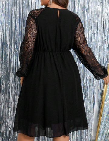 Rochie scurta SHEIN CURVE, negru