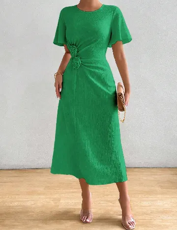 Rochie medie SHEIN, verde