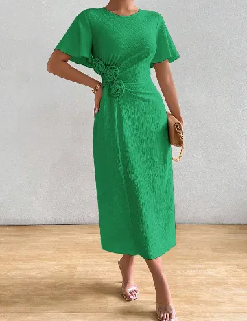 Rochie medie SHEIN, verde