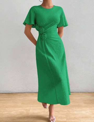 Rochie medie SHEIN, verde