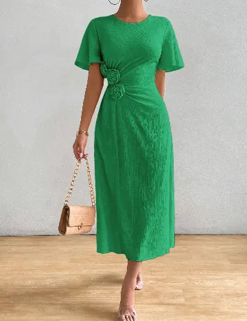 Rochie medie SHEIN, verde