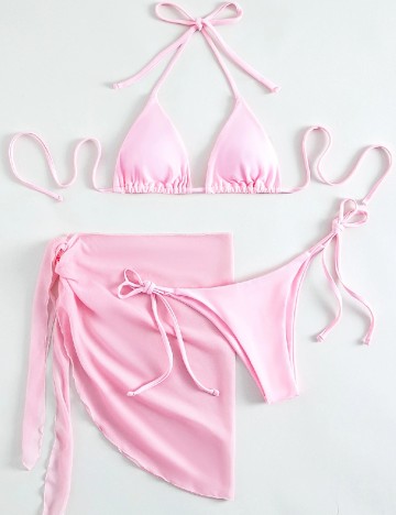 Costum de baie SHEIN, roz