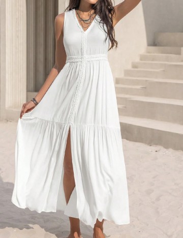 Rochie lunga SHEIN, alb