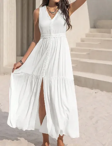 Rochie lunga SHEIN, alb
