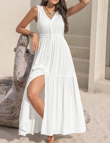 Rochie lunga SHEIN, alb
