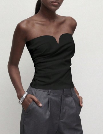 Top SHEIN, negru
