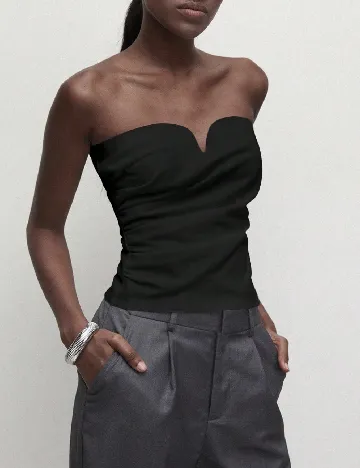 Top SHEIN, negru