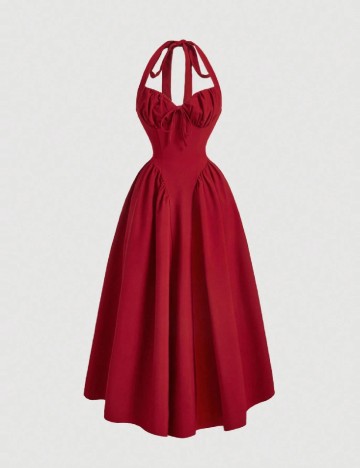 Rochie lunga SHEIN, rosu