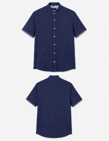 Camasa Zara, bleumarin