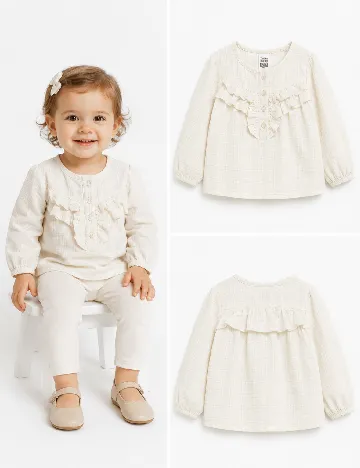 Bluza Zara, ecru