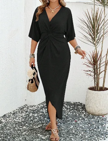 Rochie lunga SHEIN CURVE, negru