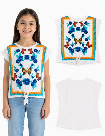 Tricou Zara, alb