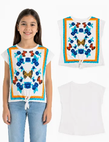 Tricou Zara, alb