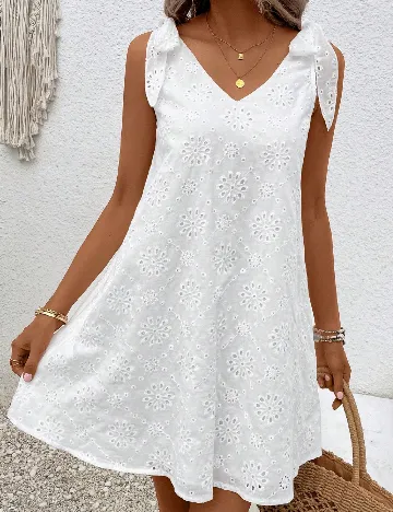 Rochie scurta SHEIN, alb