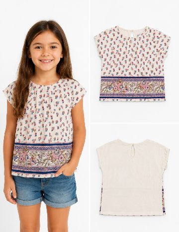 Tricou Zara, bej