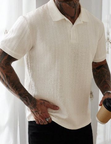 Tricou SHEIN, crem