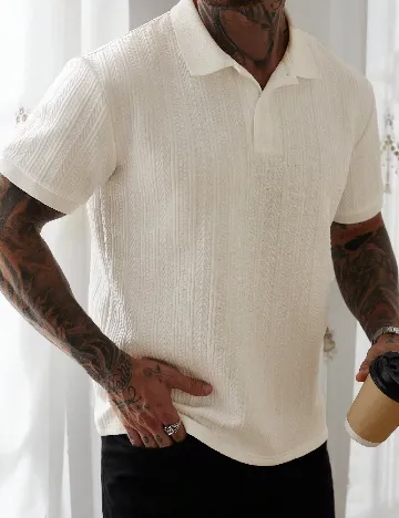 Tricou SHEIN, crem