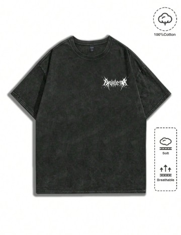 Tricou Romwe, gri