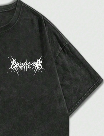 Tricou Romwe, gri