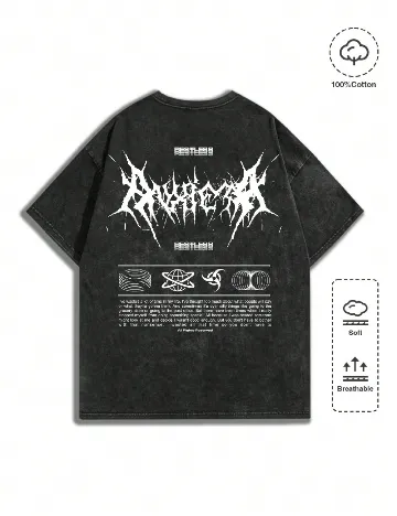 Tricou Romwe, gri