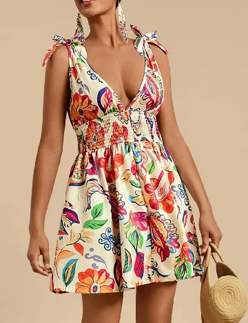 Rochie scurta SHEIN, mix culori