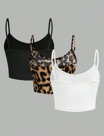 Set topuri 3 bucati SHEIN, mix culori