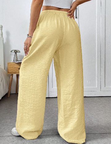 Pantaloni SHEIN, galben