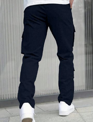 Pantaloni SHEIN, bleumarin