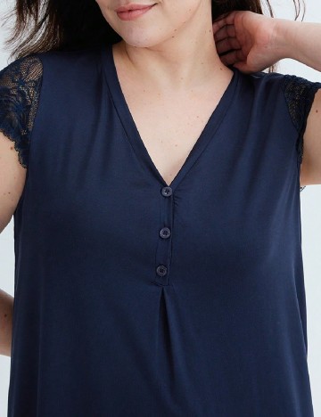 Rochie scurta Luvlette, bleumarin