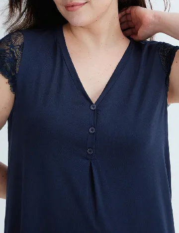 Rochie scurta Luvlette, bleumarin