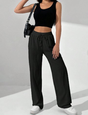 Pantaloni SHEIN, negru