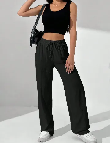 Pantaloni SHEIN, negru